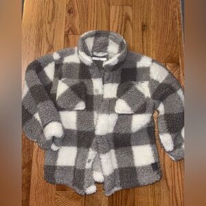 Plaid Sherpa Jacket